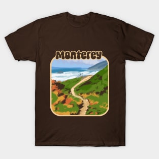 Beautiful Monterey California Painting T-Shirt